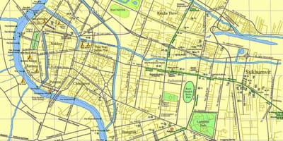Kort over bangkok vej