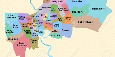Kort over bangkok kvarter