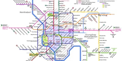 Bangkok tog linje kort