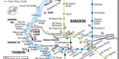 Bangkok offentlige transit kort