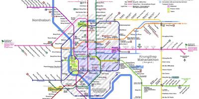Bangkok metro kort 2016
